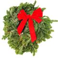 Fraser Fir Wreath Decorated - 22"